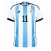 Maillot de foot Argentine Angel Di Maria #11 Domicile vêtements Monde 2022 Manches Courtes